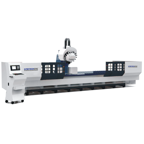 VG 4 Axis Turret Metal CNC Profile Machining Center